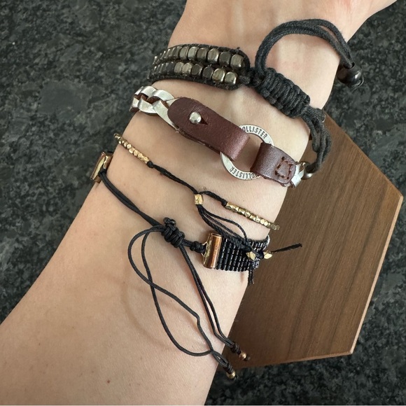 BOHO METALLIC AND TURQUOISE BRACELET BUNDLE - Picture 7 of 8